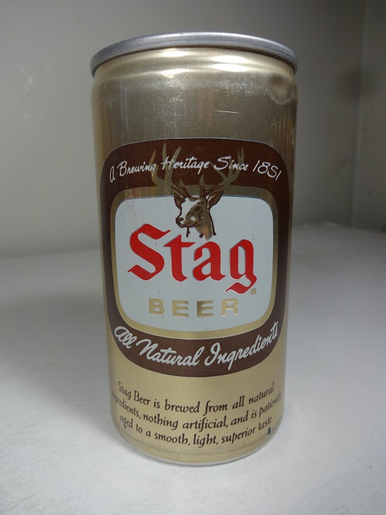 Stag - gold w Stag's head - Baltimore - aluminum